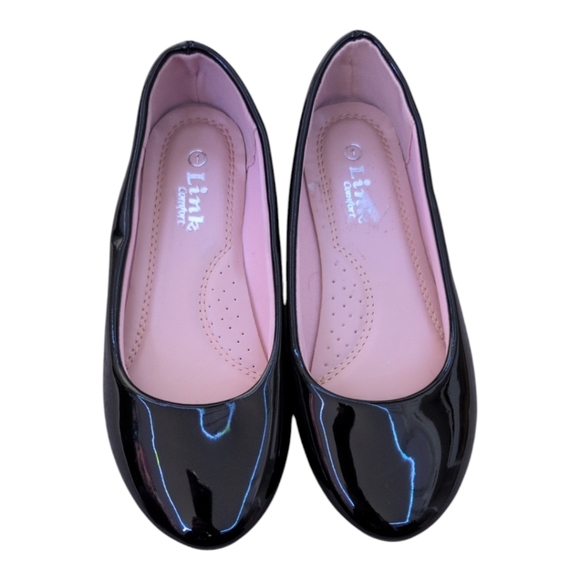 Black patent leather ballet flats Link Comfort size 1 - Picture 2 of 4